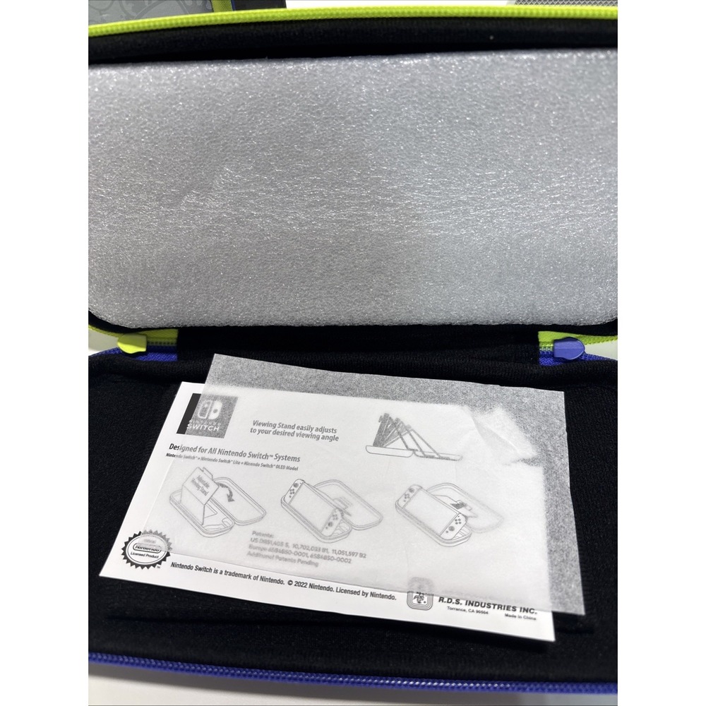 Nintendo Switch Case Splatoon 3 Edition New In Box Missing Screen Protector - Picture 8 of 14